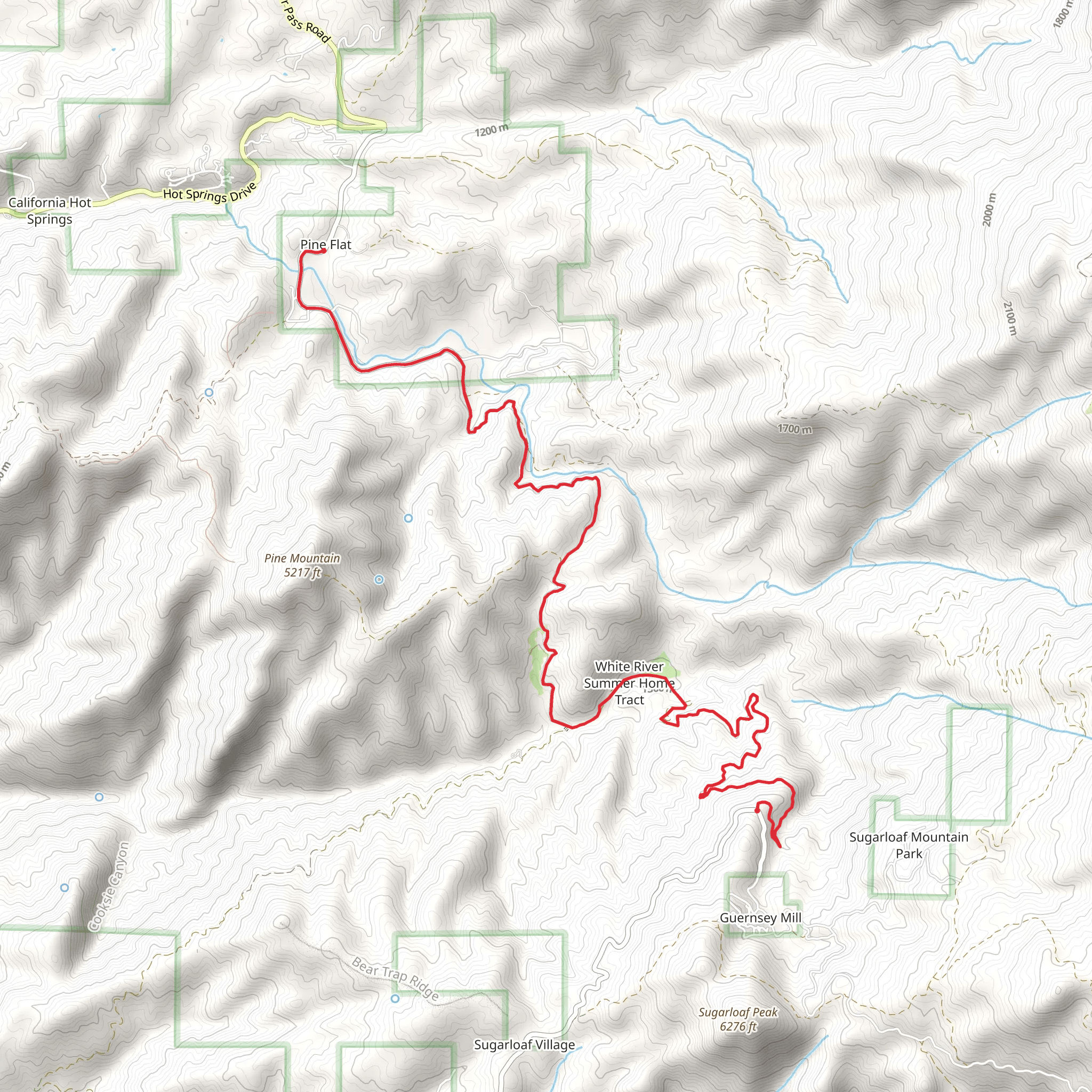 Forest Route 20505 mobile static map