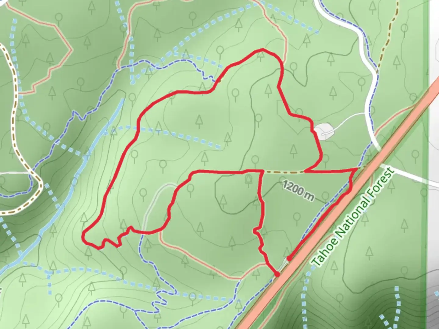 An image depicting the trail Dascombe Loop Trail and its surrounding area.
