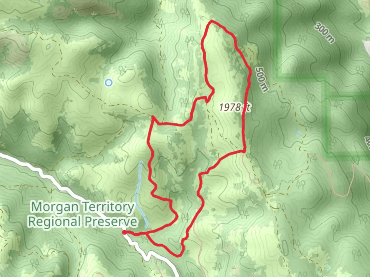 An image depicting the trail Highland Ridge and Stone Corral Loop Trail and its surrounding area.