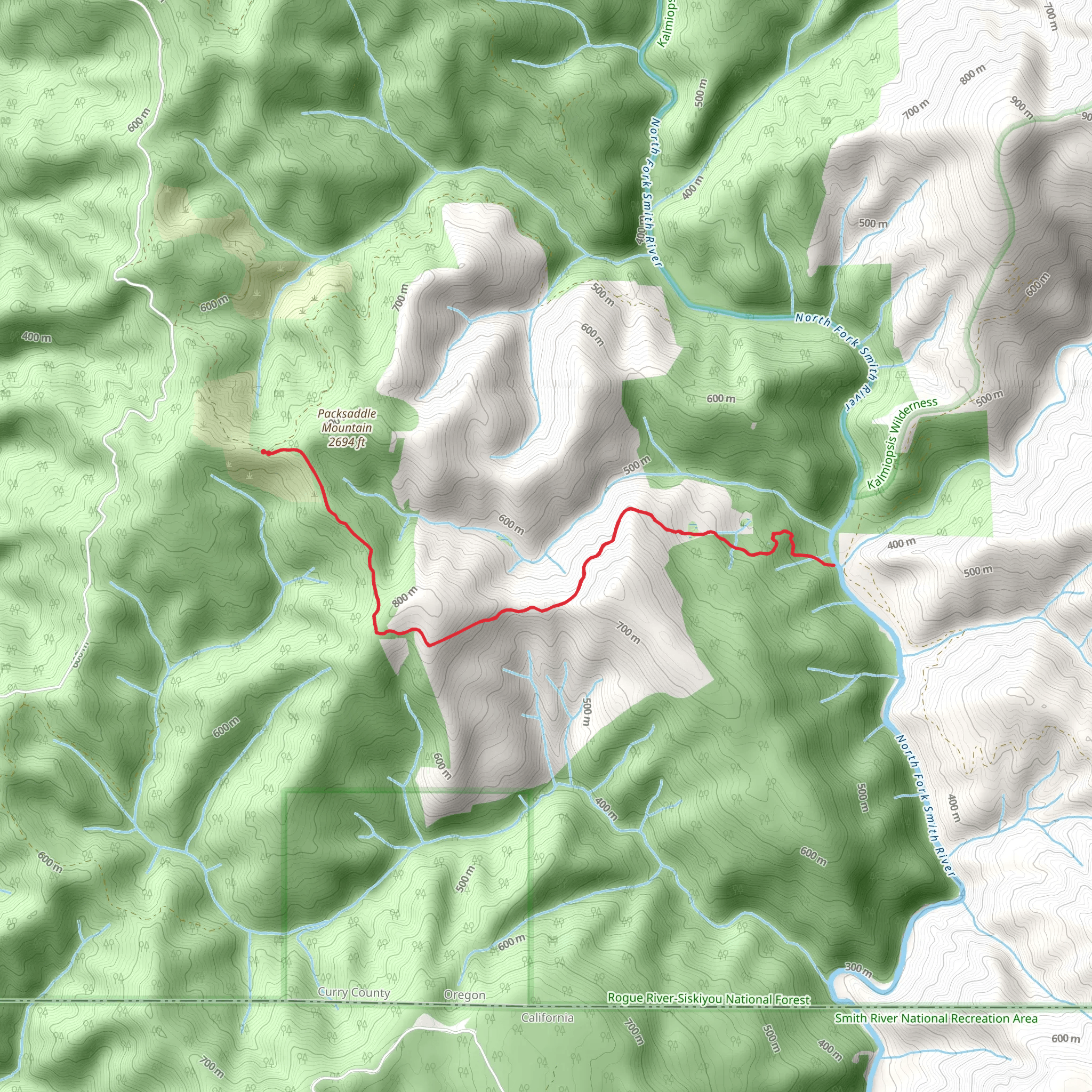 Sourdough Trail mobile static map