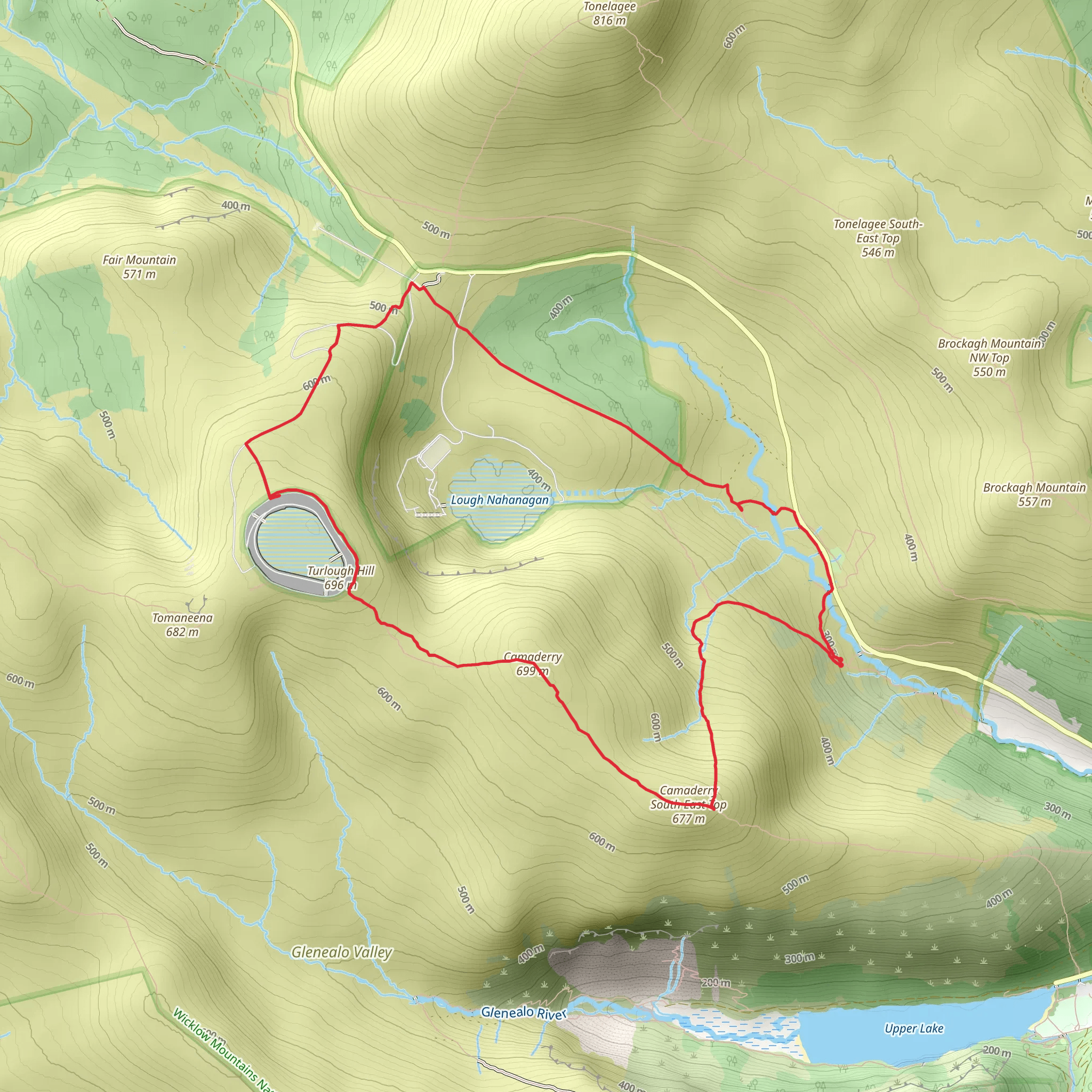 Camaderry Loop mobile static map