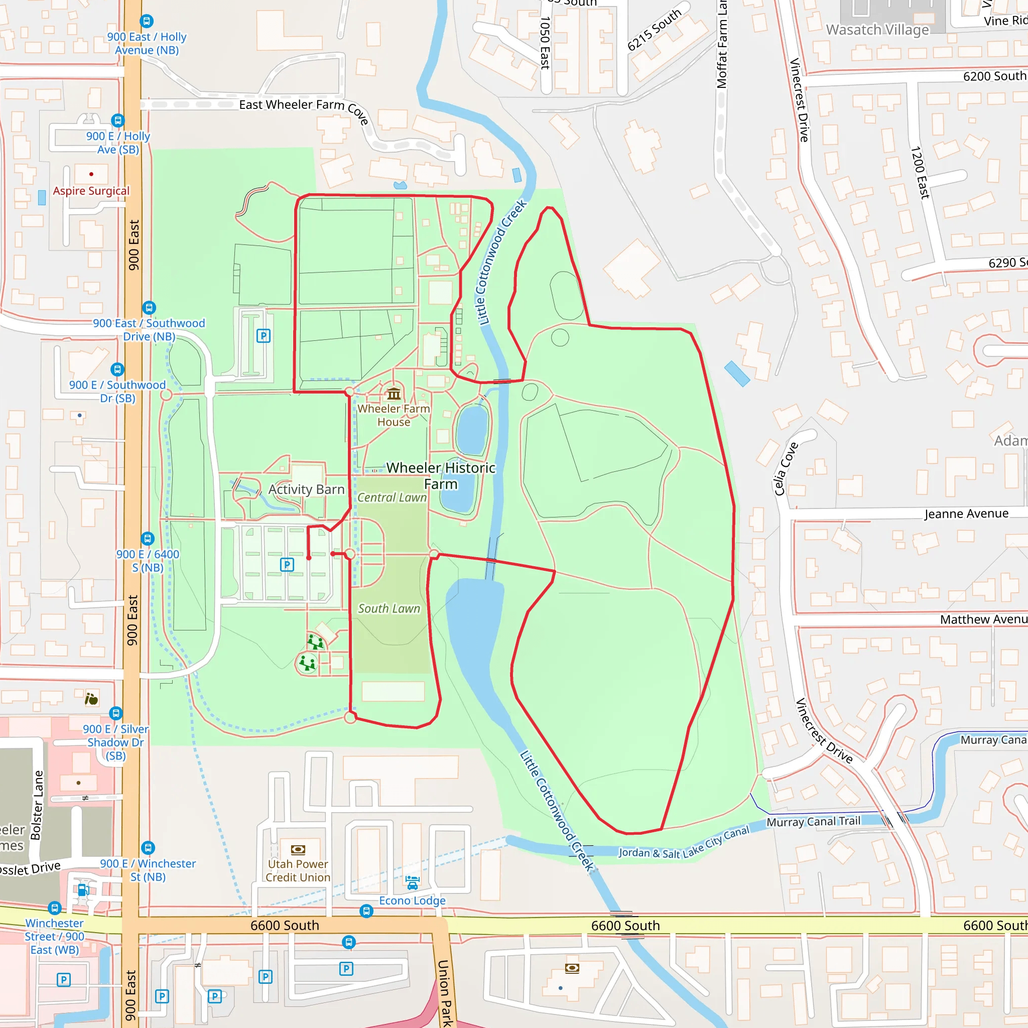 Wheeler Historic Farm Loop mobile static map