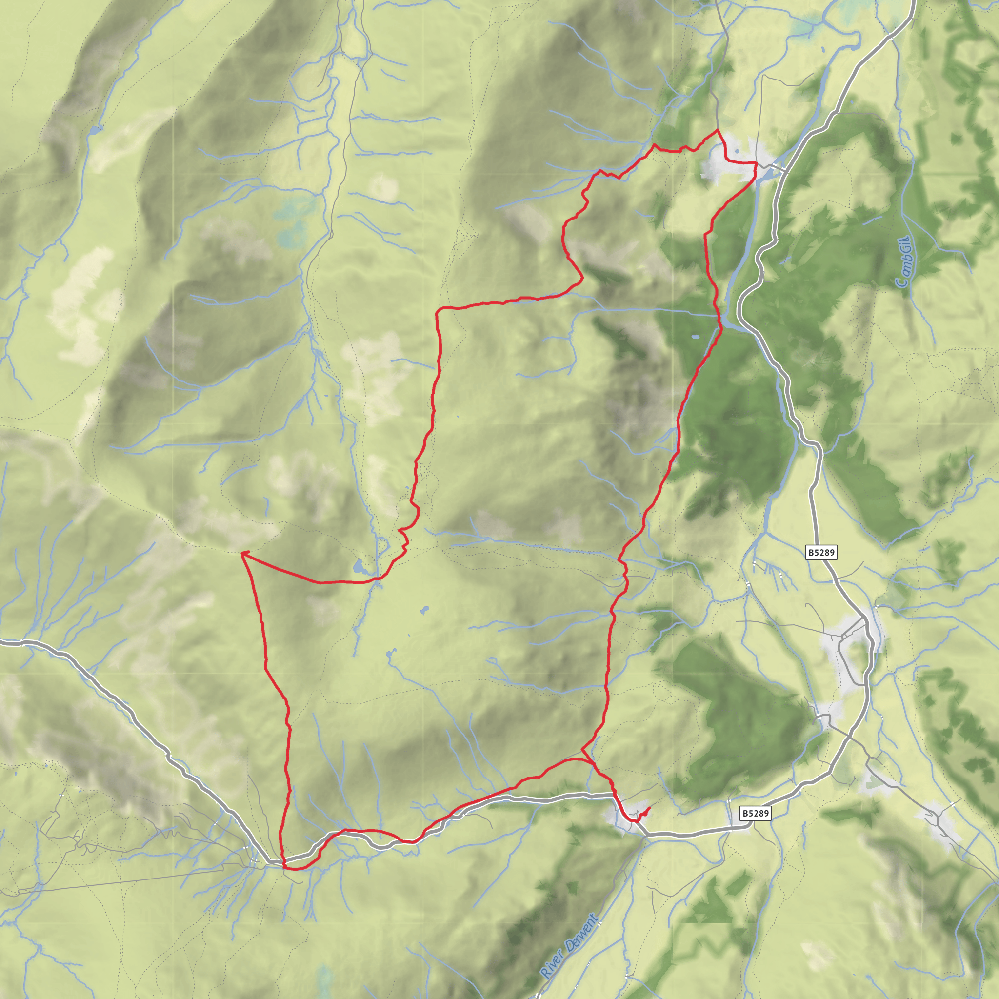 Seastoller, Dale Head and High Spy mobile static map