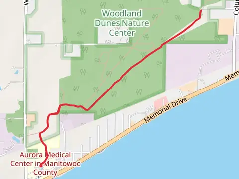 Ice Age Trail from Woodland Drive