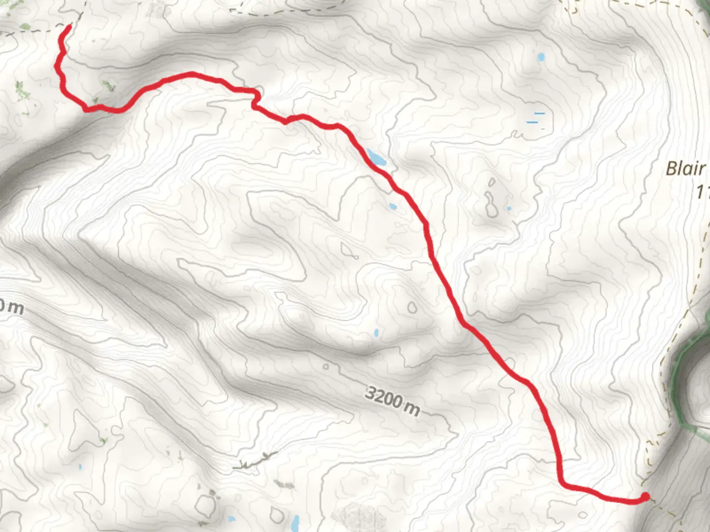 An image depicting the trail Ute - Elk Trail and its surrounding area.