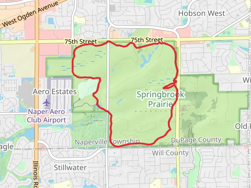 Springbrook Prarie Loop Trail