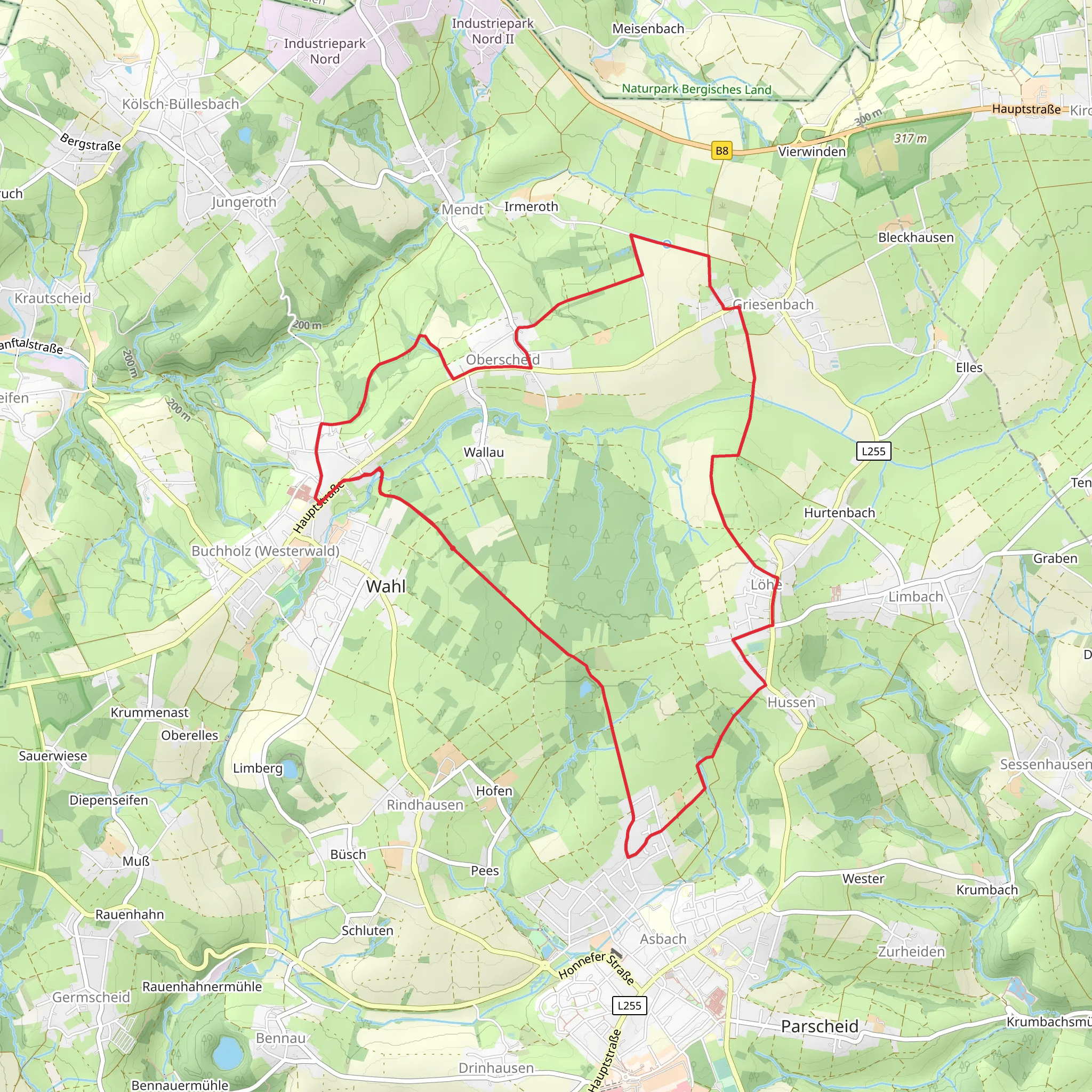 Barger Heck Weg mobile static map