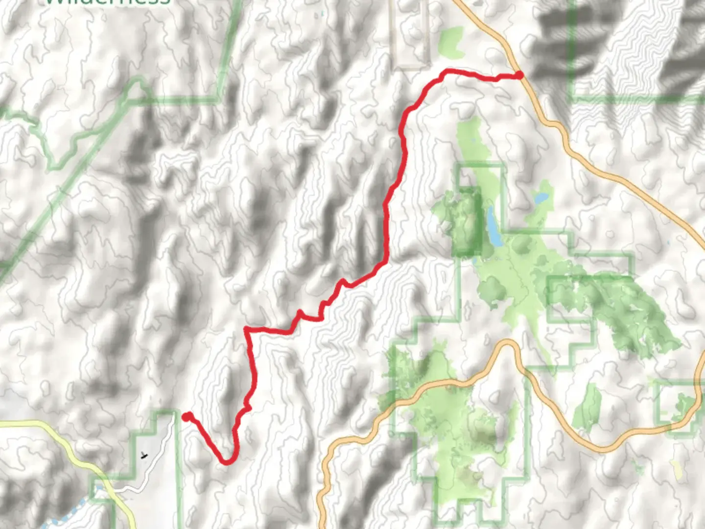 An image depicting the trail Noble Canyon Trail and its surrounding area.