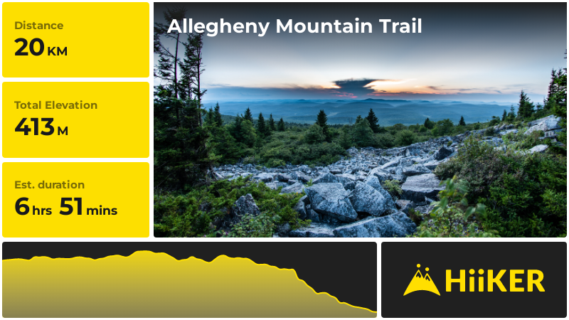 Allegheny Mountain Trail | Pendleton County | West Virginia