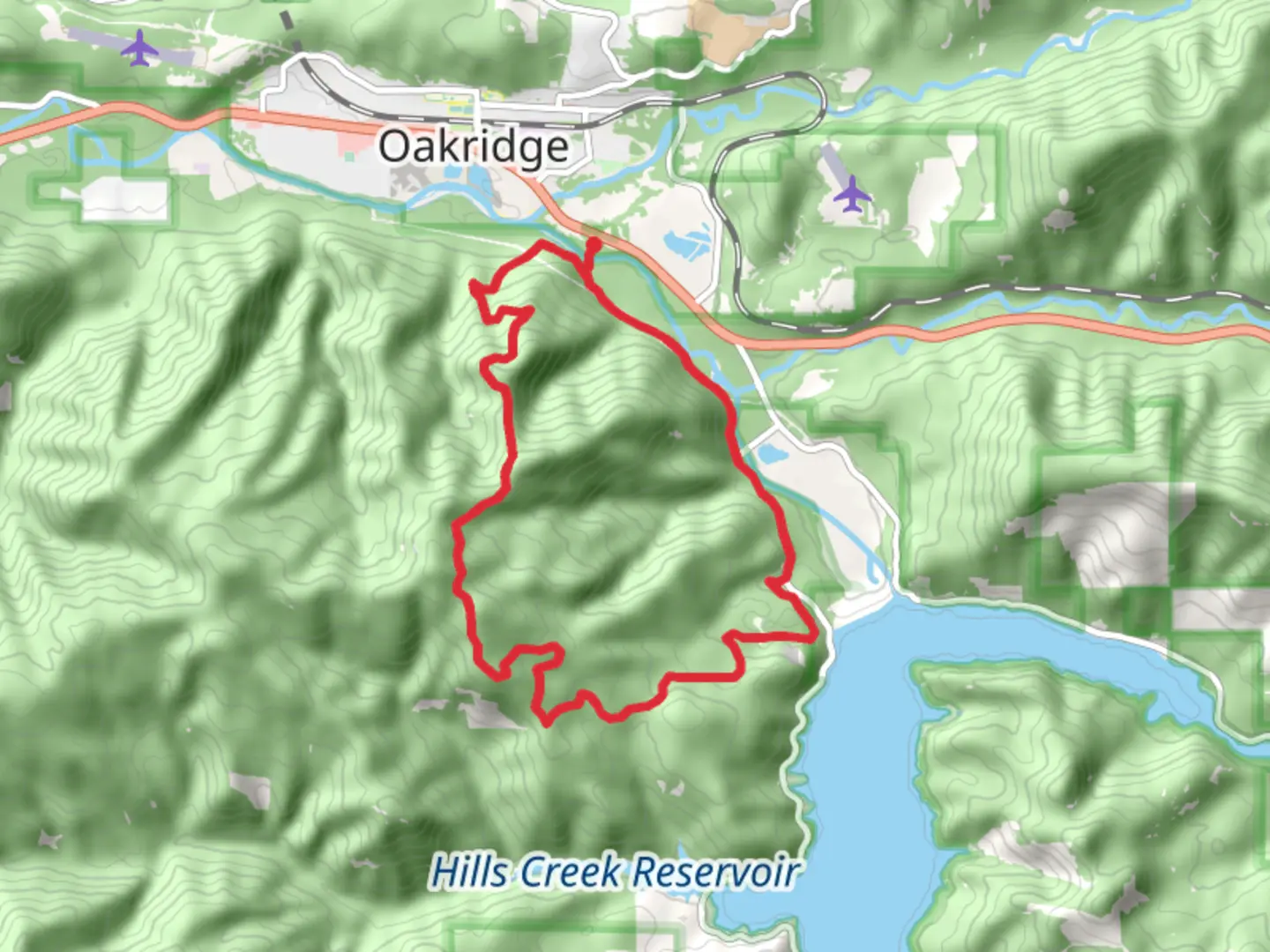 An image depicting the trail Larison Rock Loop Trail and its surrounding area.