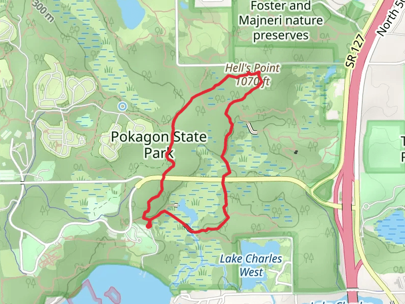 Lake Lonidaw and Hell's Point Loop