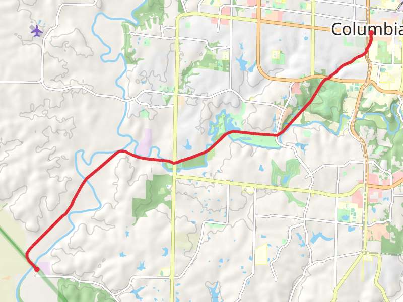 MKT trail - Columbia