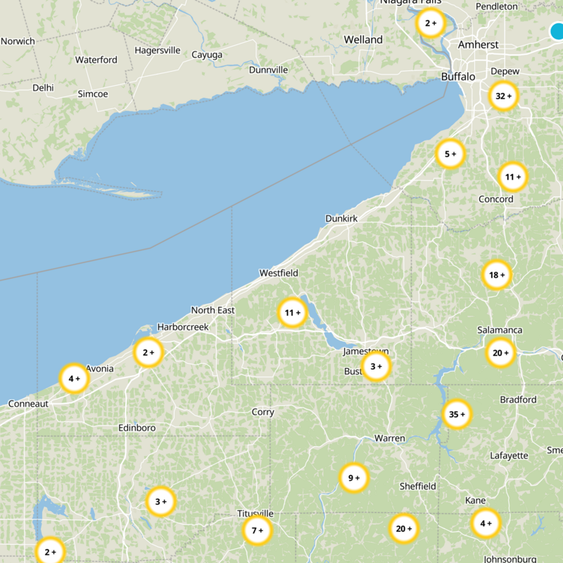 Chautauqua County Static Map
