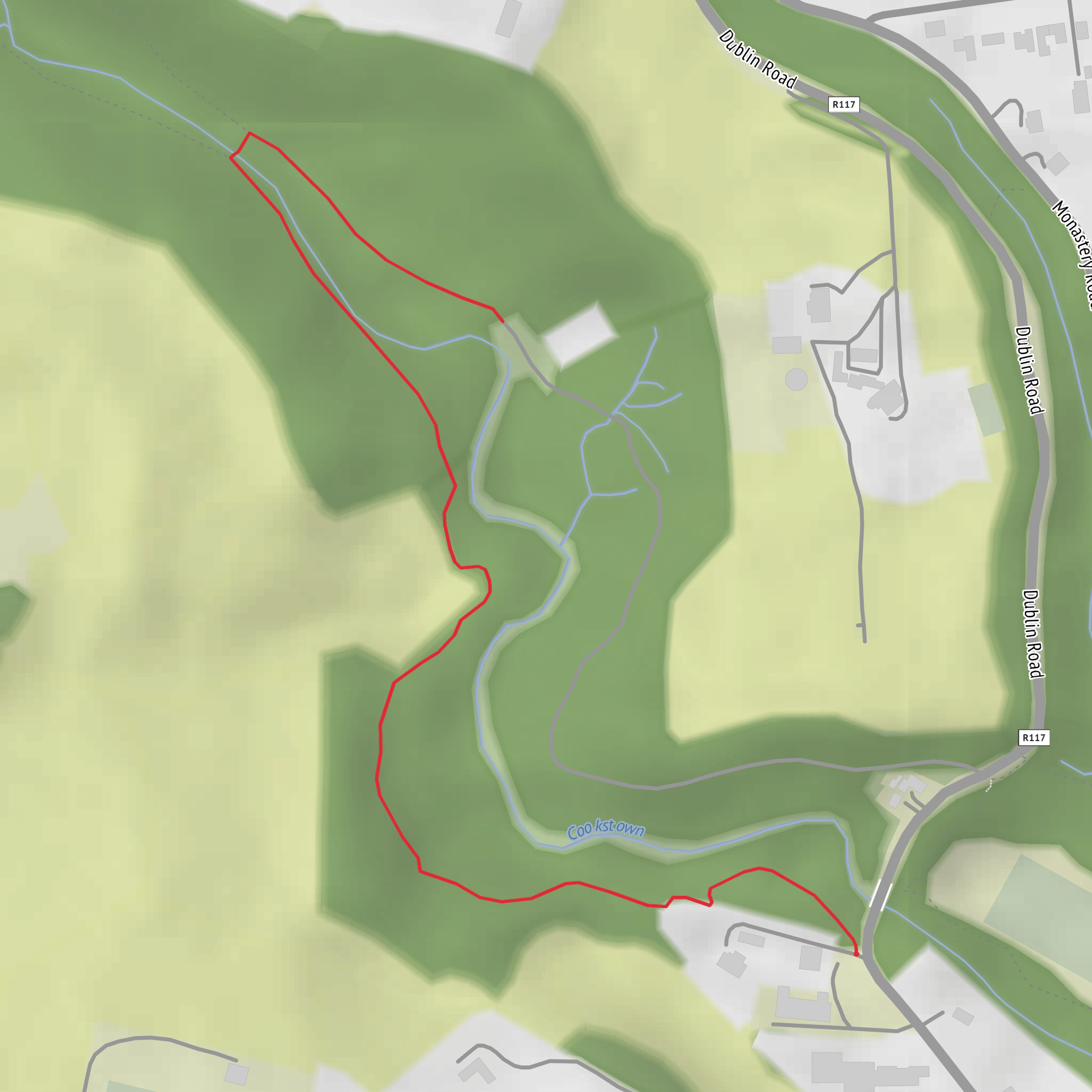 Knocksink Wood Walk mobile static map