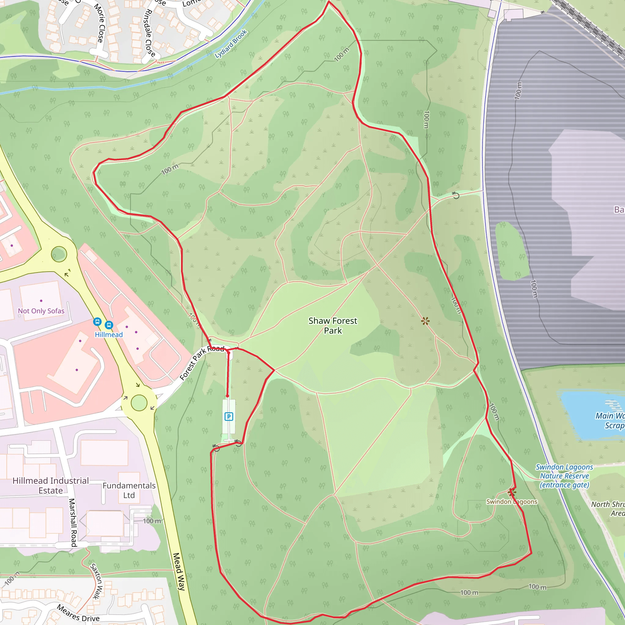 Shaw Forest Park Loop | Swindon | England