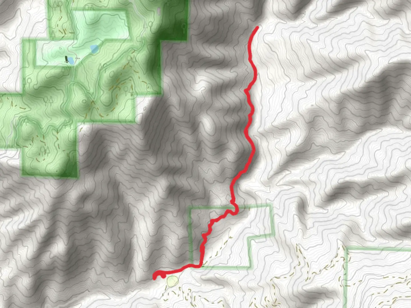 An image depicting the trail Burro Creek Walk and its surrounding area.