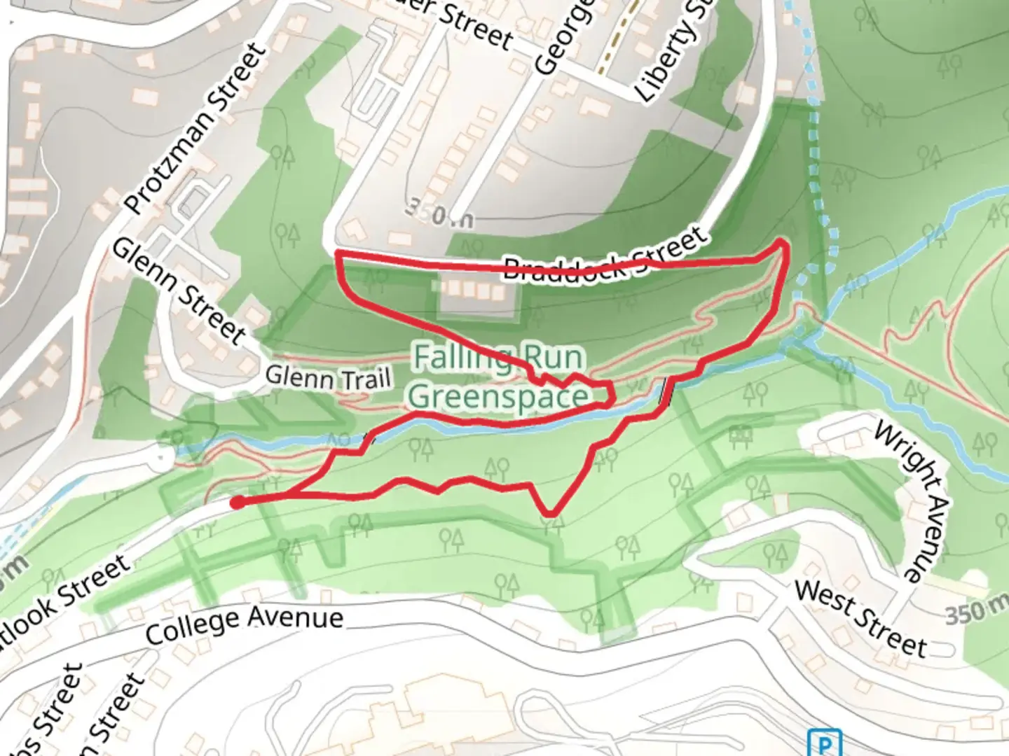 An image depicting the trail Keyser and Outlook Loop Trail and its surrounding area.