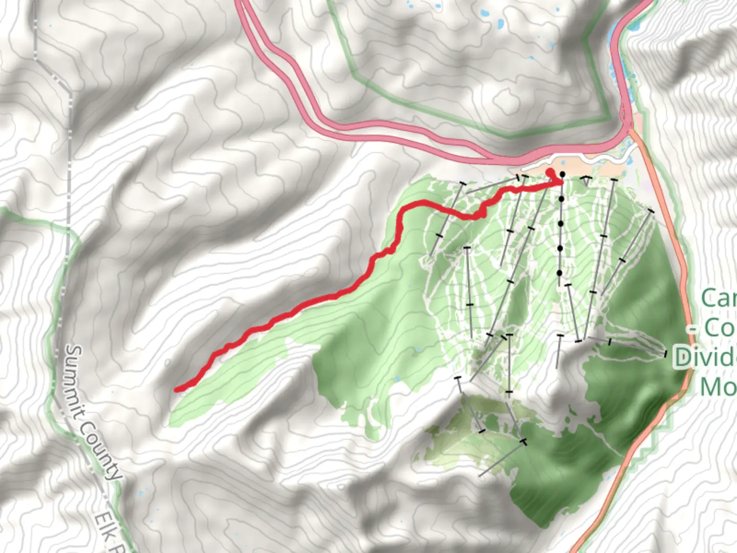 An image depicting the trail Guller Creek Trail and its surrounding area.