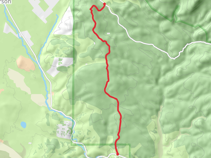 Lost Park Road to County Road via Rock Creek Hills