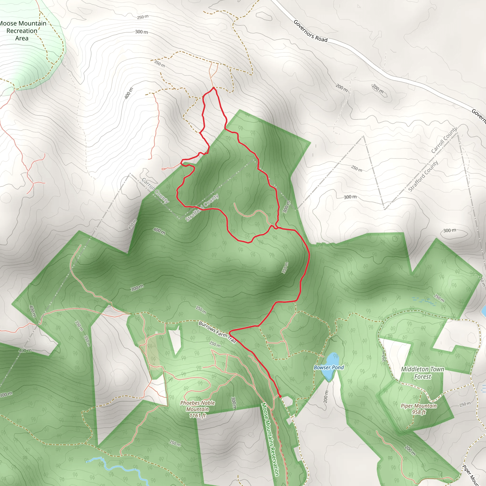 New Portsmouth Trail mobile static map