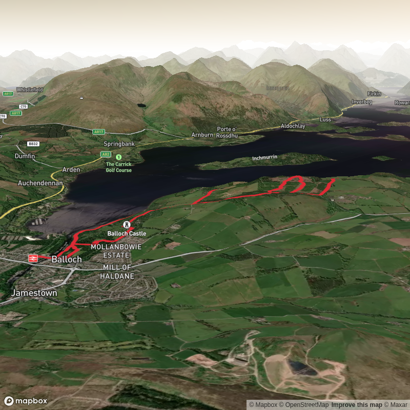 Balloch Castle & Knockour hill loop from Balloch