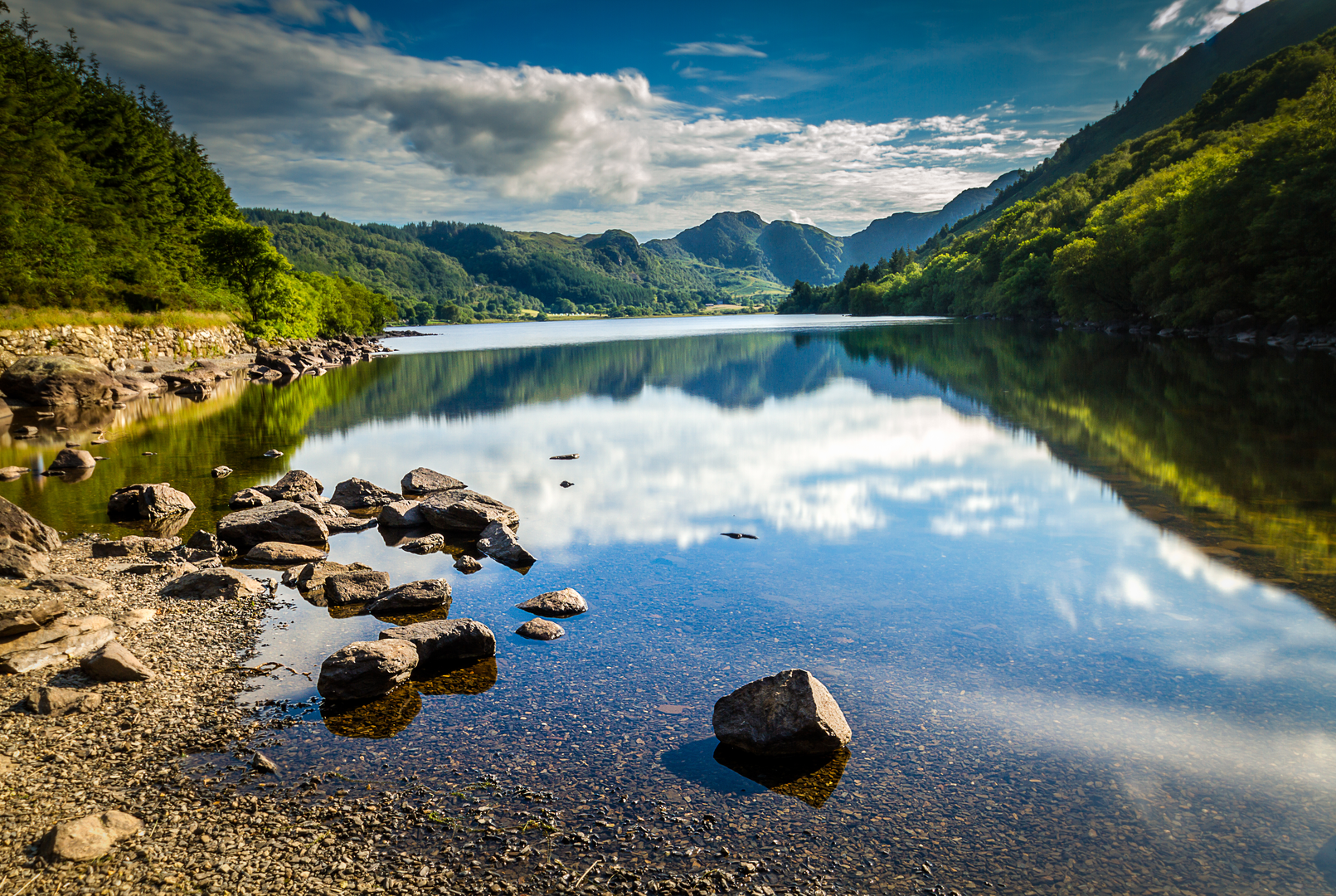 An image depicting the trail Trefriw Trail - 6 and its surrounding area.
