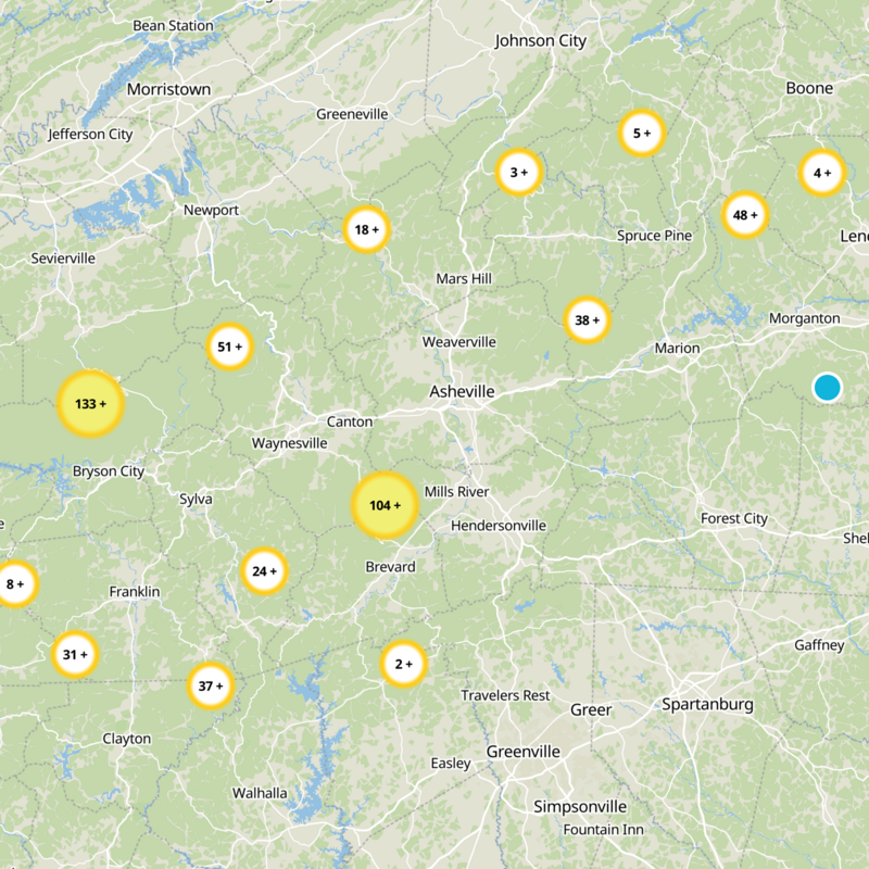 Buncombe County Static Map