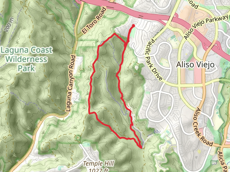 Coyote Run, Nature and Car Wreck Loop Trail