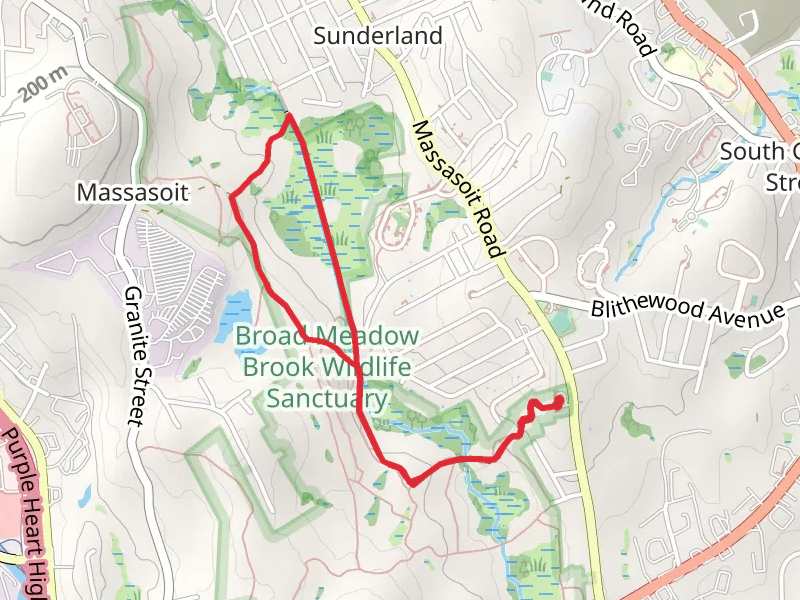 Troiano Brookside Trail via Holdredge Trail
