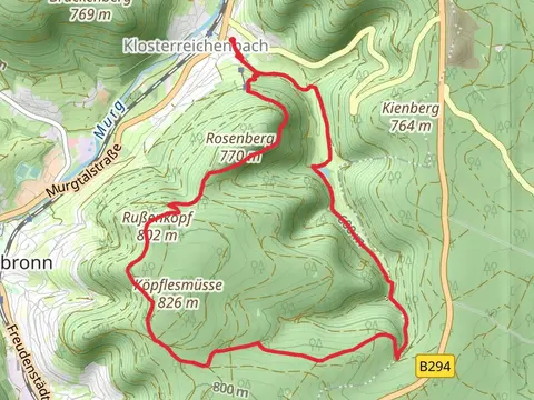 Maertesweiher via Stoffelshuette and Hirschkopf