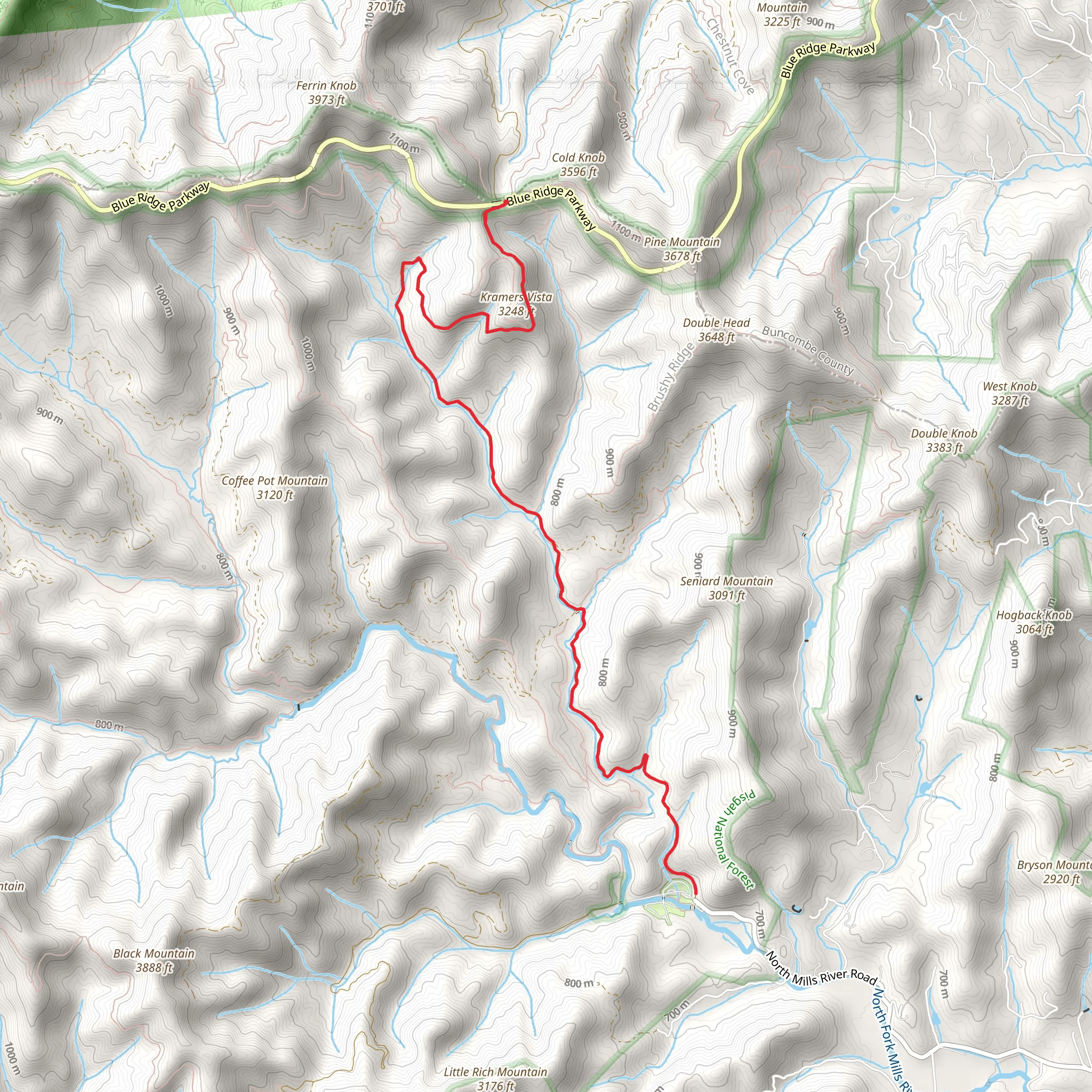 Wash Creek Road mobile static map