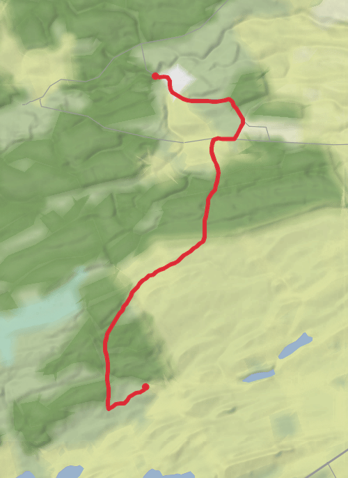 Northumberland Hiking mobile static map