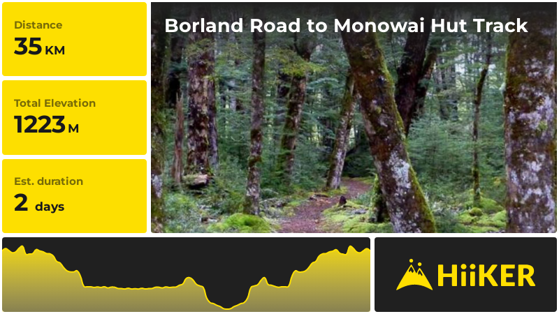 Borland Road to Monowai Hut Track | Southland | New Zealand