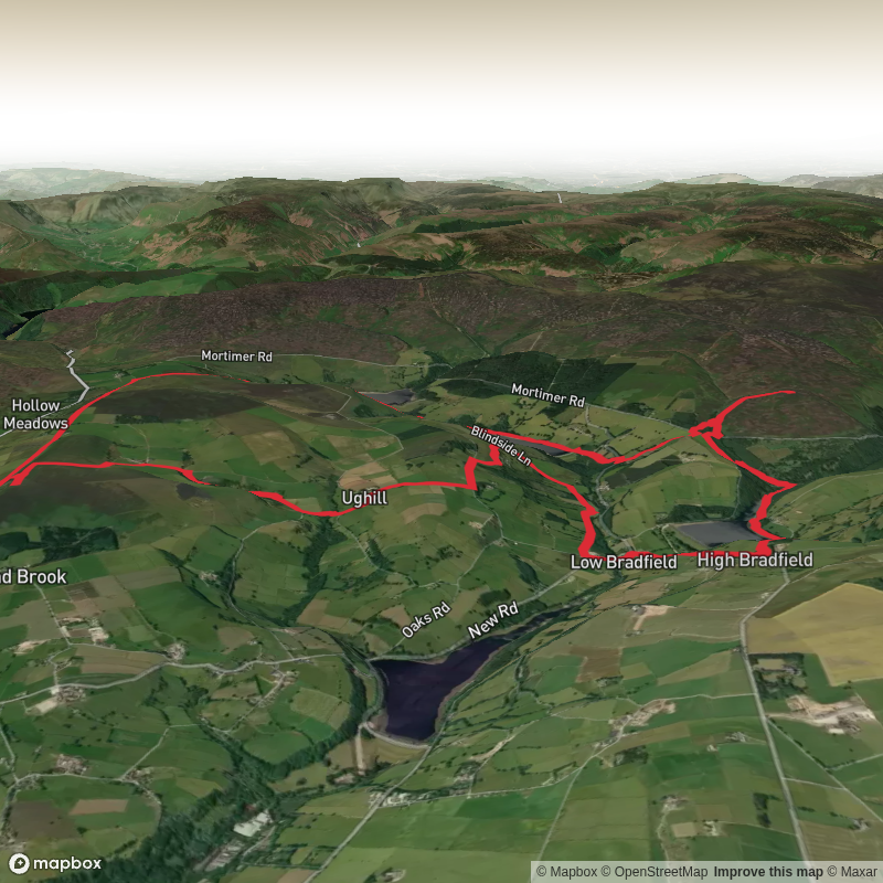 Ughill and Bradfield Loop via Agden Reservoir and Dale Dike Reservoir