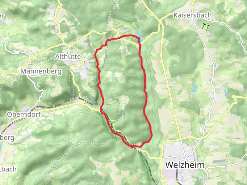 Ebnisee via Berg und Tal and Zum Ebnisee