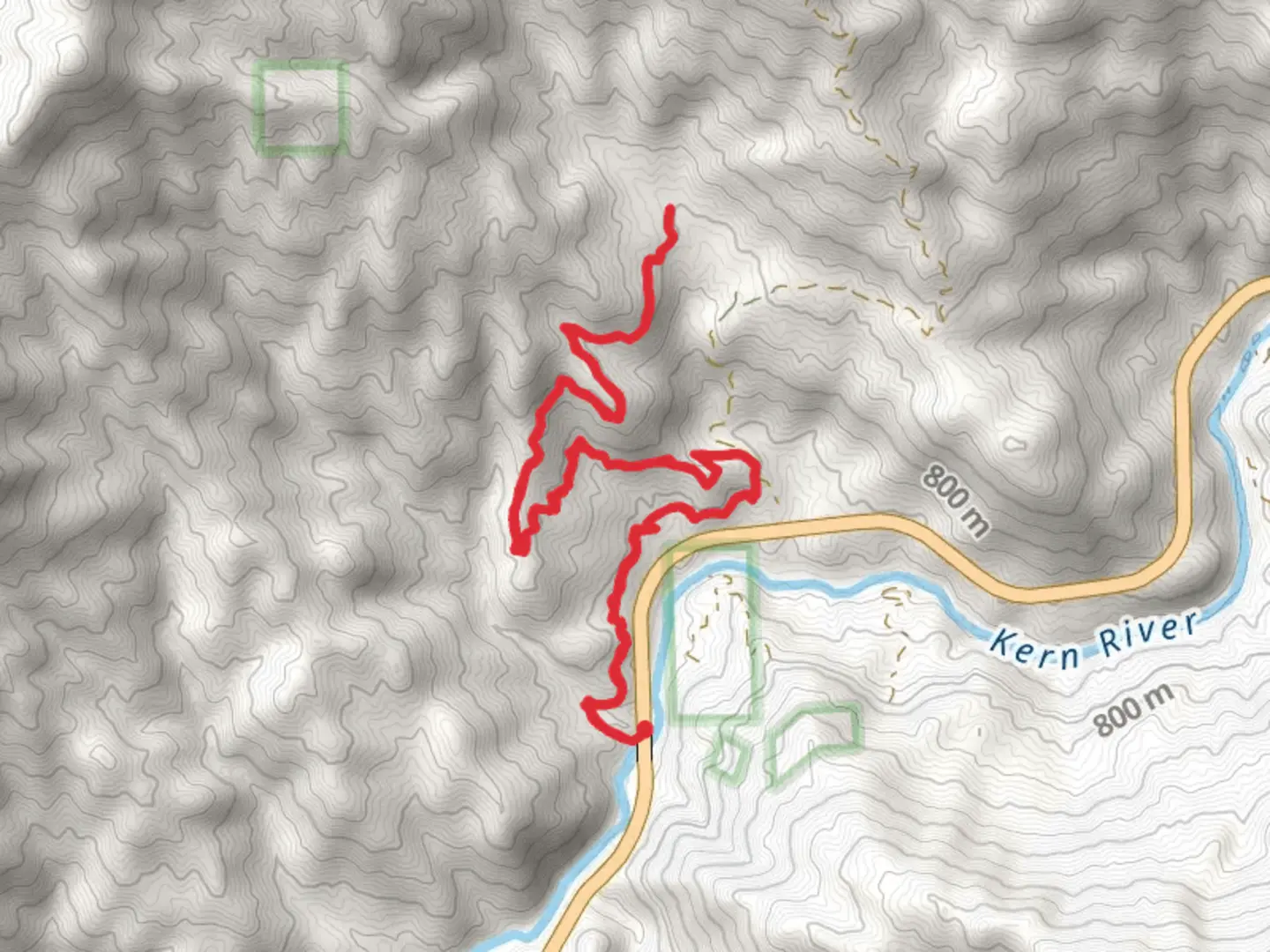 An image depicting the trail Bear Canyon from Delonegha Access and its surrounding area.