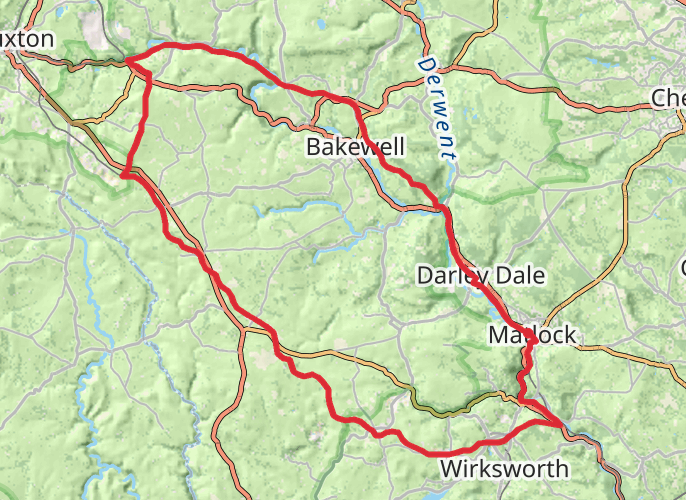 White peak loop mobile static map