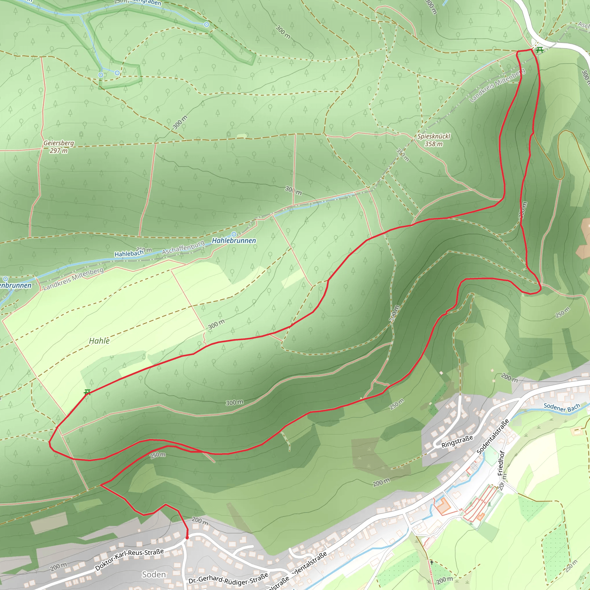 Ortswanderweg Sulzbach 2 mobile static map