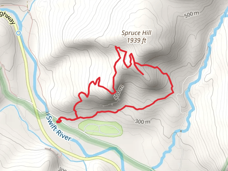 Spruce Hill via Boulder Loop Trail