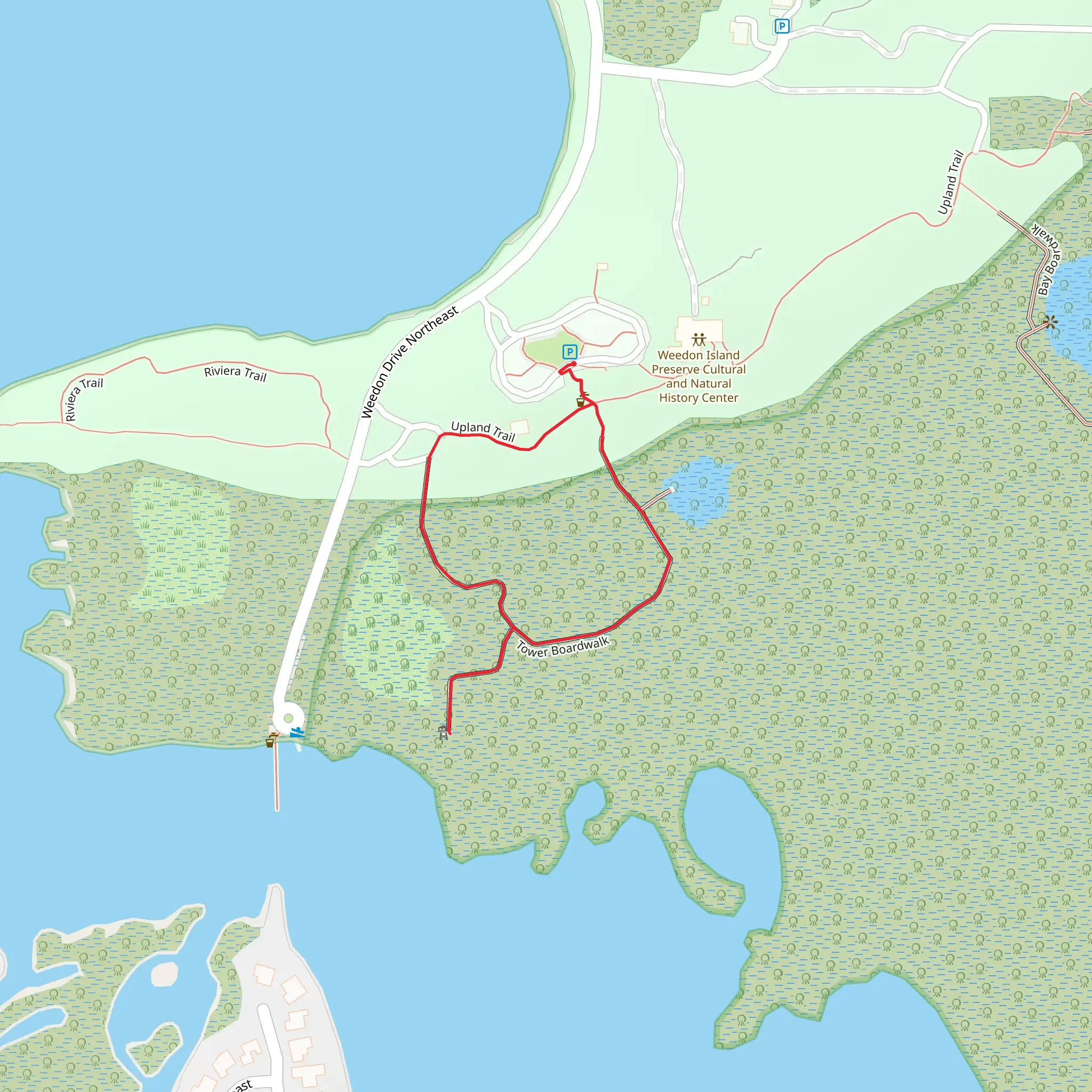 Weedon Drive Northeast Loop mobile static map