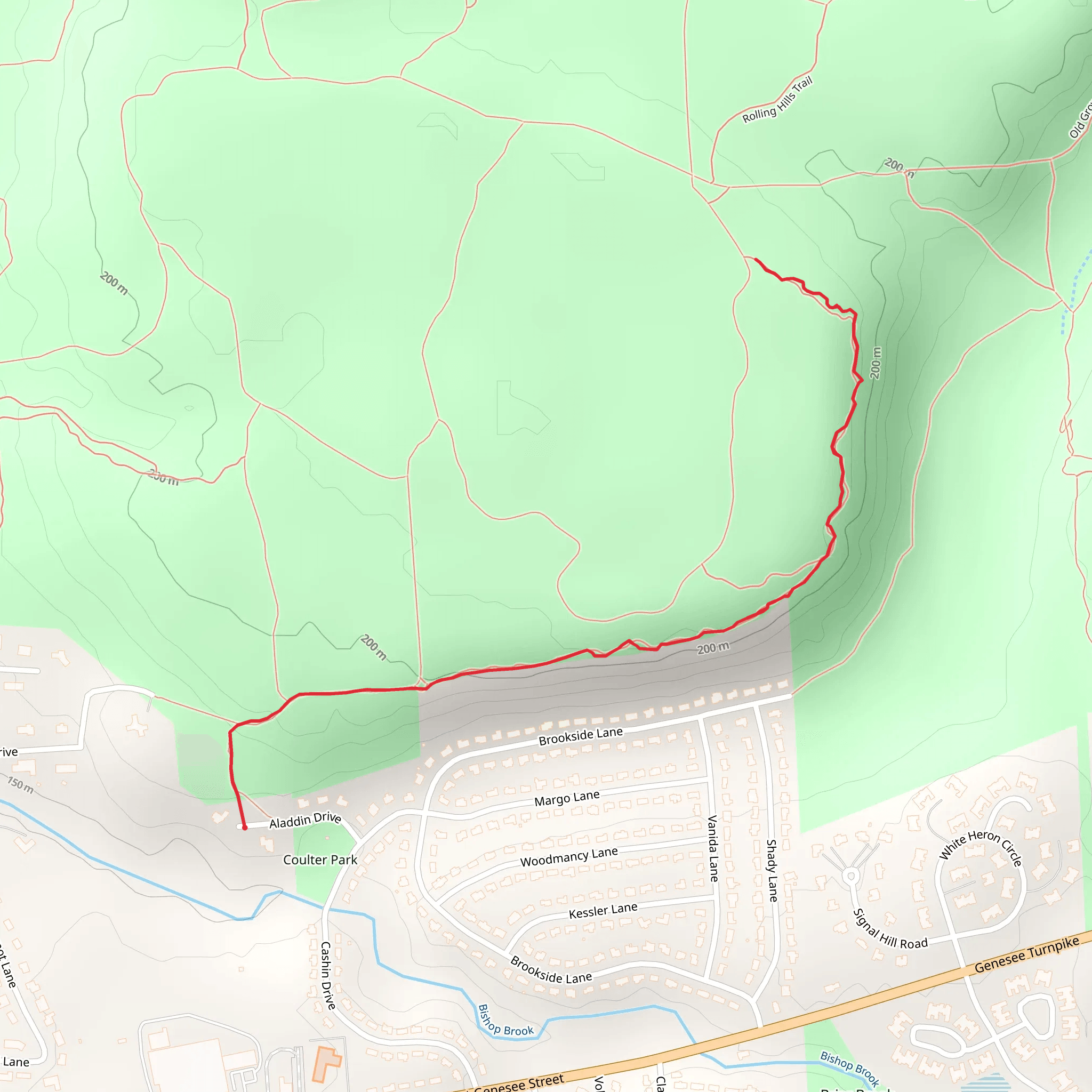 Coulter Park mobile static map
