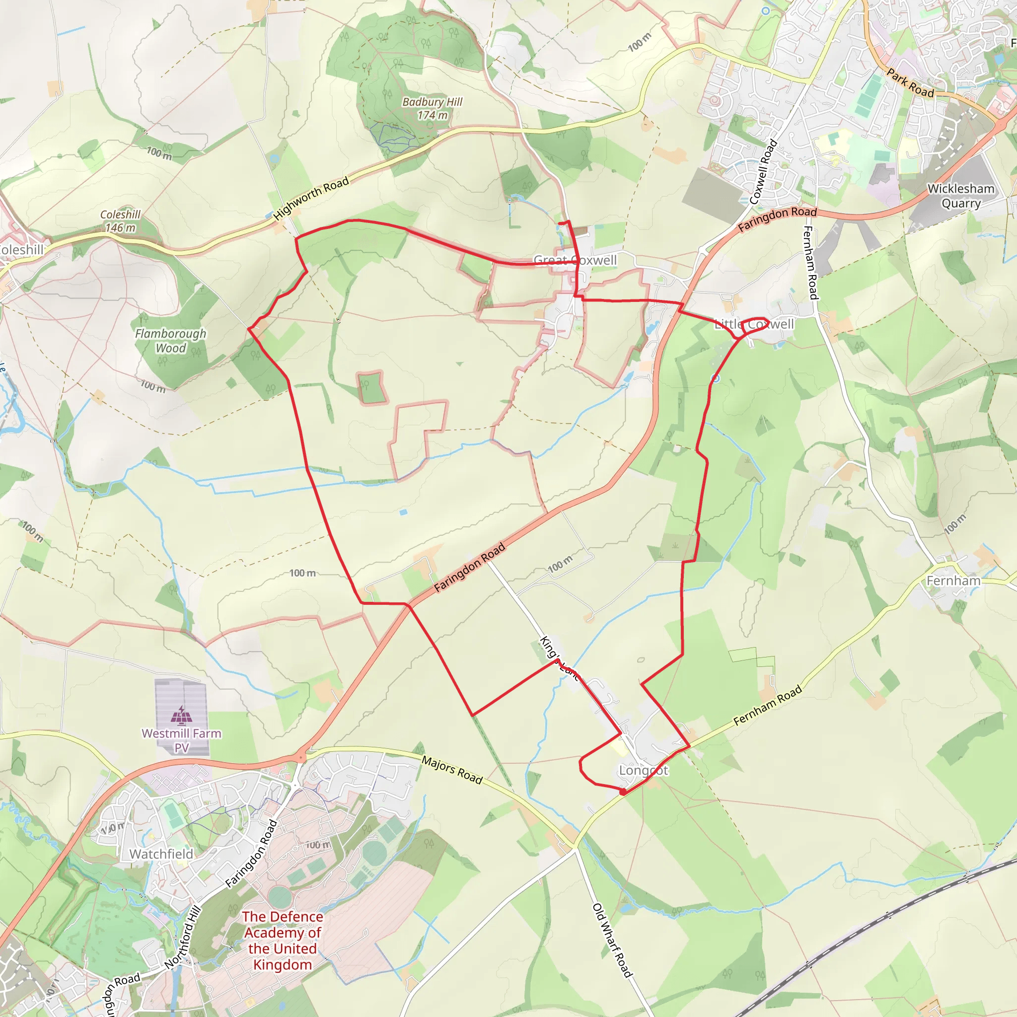 Longcot Country Park Loop | Oxfordshire | England