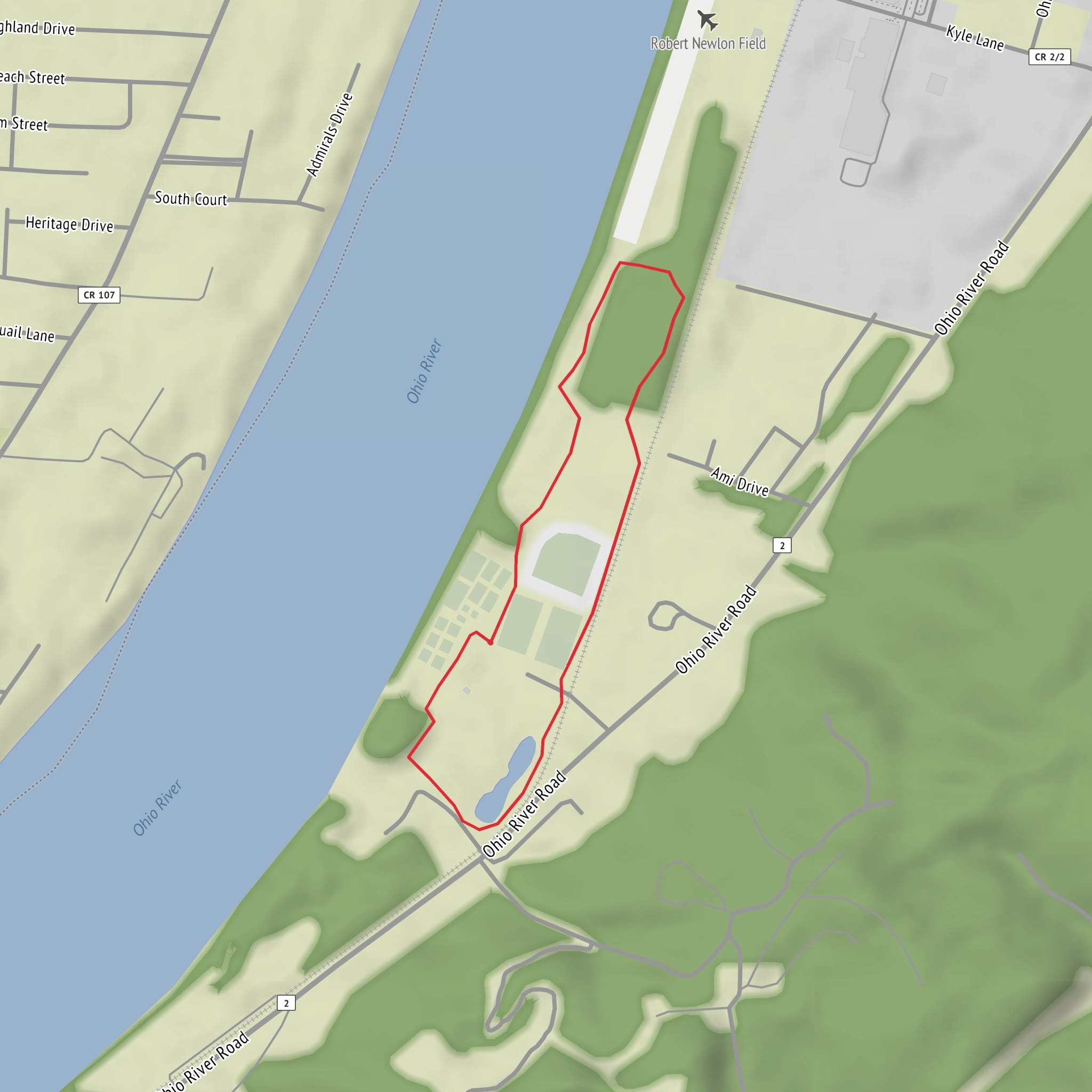 Ymca Kennedy Center Trail mobile static map