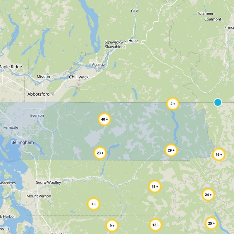 Whatcom County Static Map