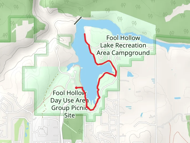 Fool Hollow Lake Shore Walk