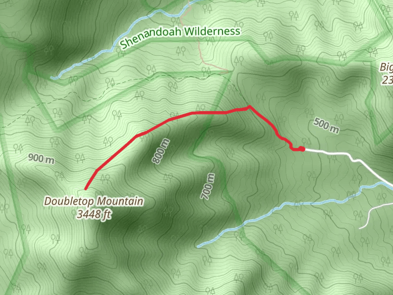 RWMA Access Trail via Upper Dark Hollow Trail