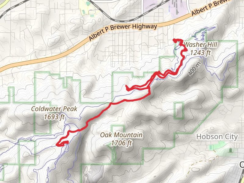 Tortise, Chilhowee and Rock Slot Trail
