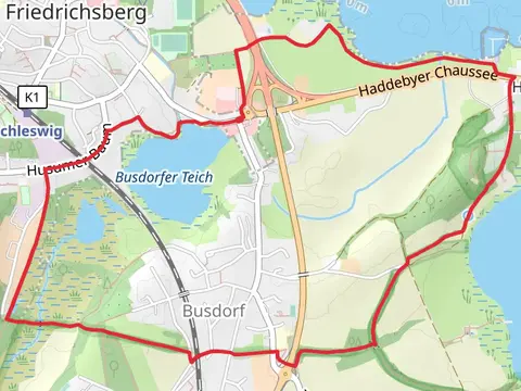 Busdorfer Teich via Wikingerland