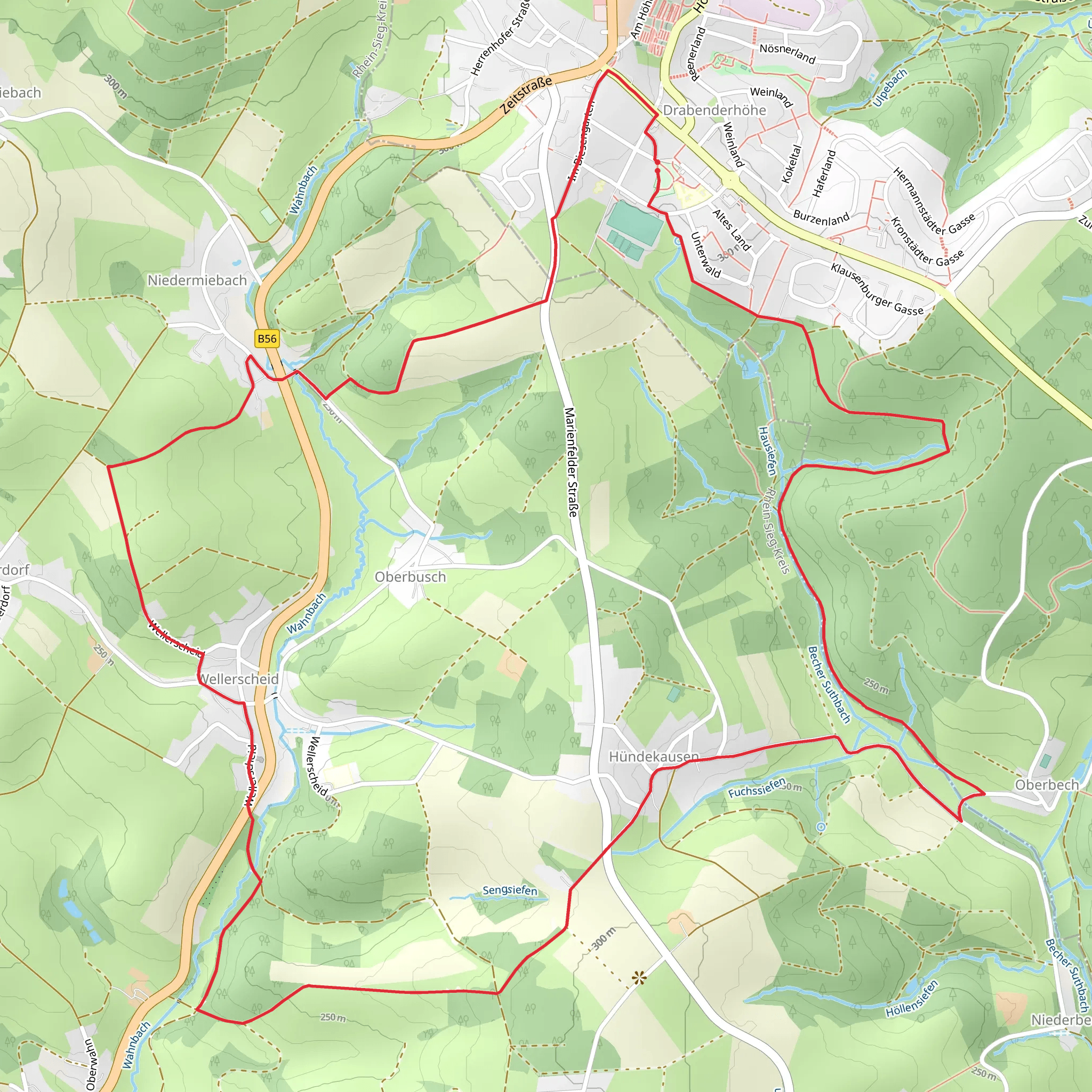 Run um Bielstein and Much Rundweg Loop | Oberbergischer Kreis | German