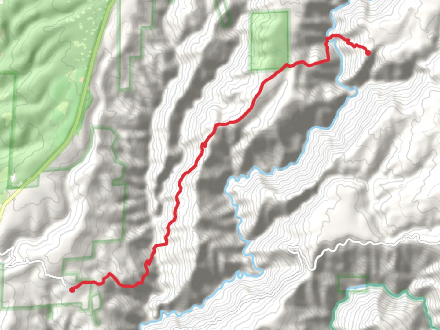 An image depicting the trail Western States Trail from Historical Masonic Cemetery and its surrounding area.